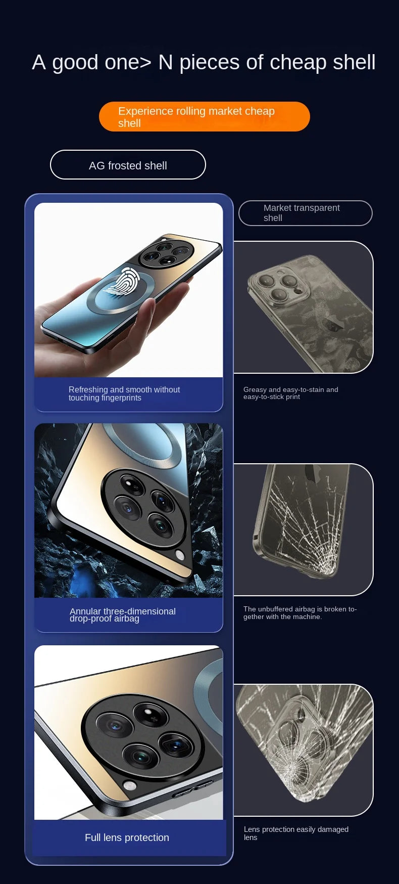 For OnePlus 12 Case Hard Matte Magnetic Wireless Charging MagSafe Protect Back Cover Case For OnePlus12 One Plus 12 Phone Shell - Caseverse