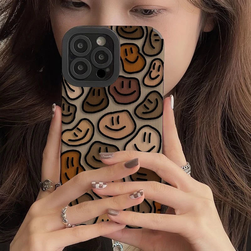 Smiles Phone Cases for IPhone 11 Case 14 Pro Max 15 Pro Max IPhone Case for IPhone 13 - Caseverse