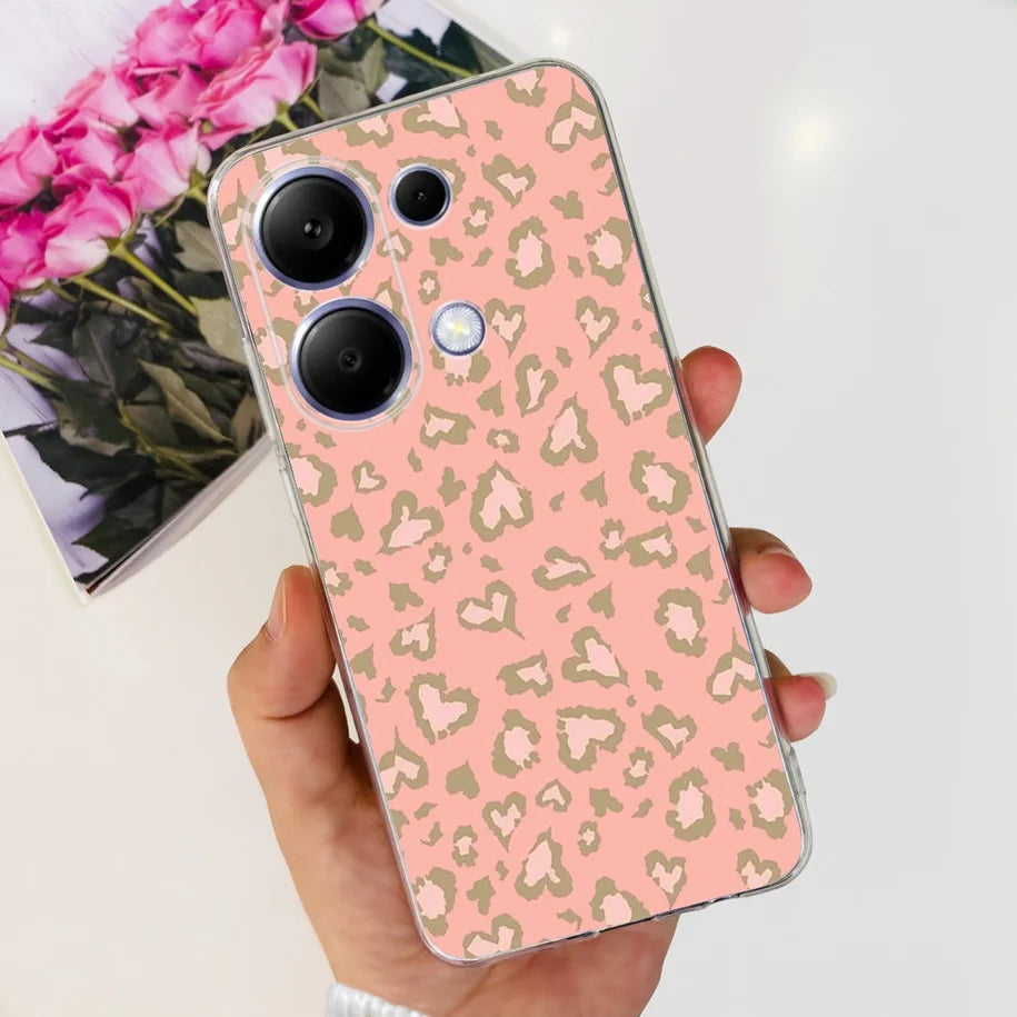 For Xiaomi Poco M6 Pro 2024 Case New Fashion Marble Cartoon Cover Soft Clear Silicone Funda For Xiaomi Poco M6 Pro 4G Phone Case Caseverse