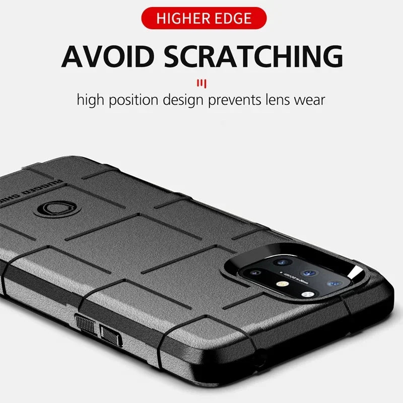 Rugged Shield Shockproof Phone Case For OnePlus 8T 9 10 Pro Nord 2T N10 N100 N20 N200 CE 2 Lite 5G Soft TPU Silicone Back Cover - Caseverse