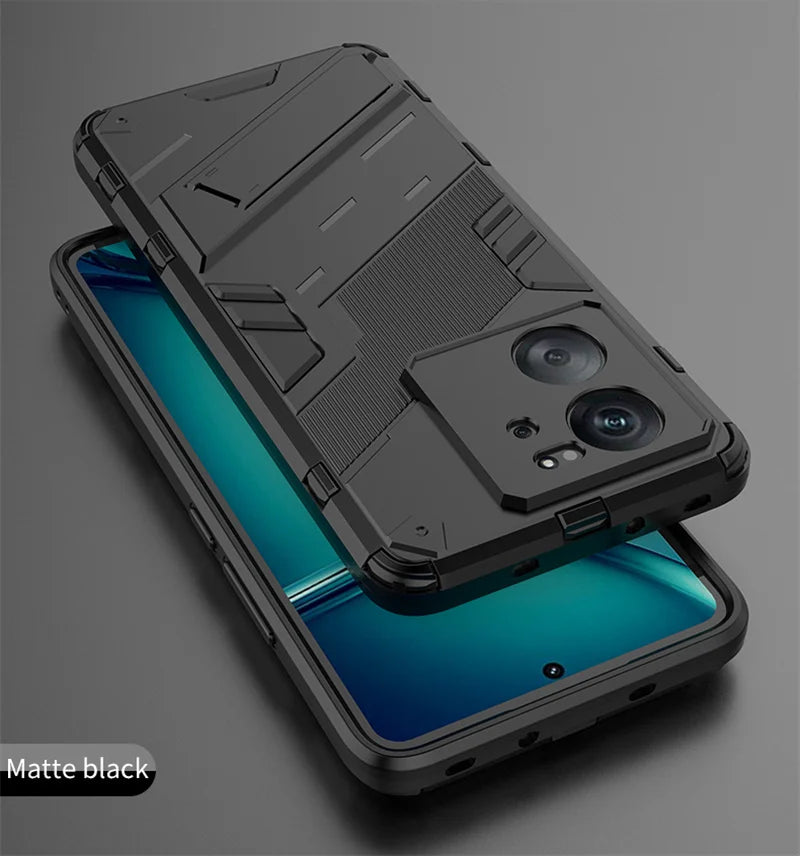 Rugged Armor Shockproof Phone Case For Xiaomi Mi 11 12 13 Lite 14 10T 11T 12T 13T Poco F3 F4 F5 Pro Holder Stand Back Cover - Caseverse