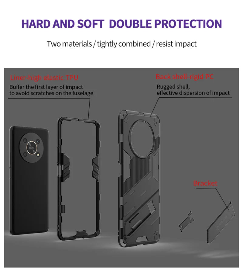 For Honor Magic 4 Lite Case Magnetic Holder Shockproof Armor Phone Cases for Honer Magic4 Lite 5G 4Lite Light 5G Rugged Cover - Caseverse