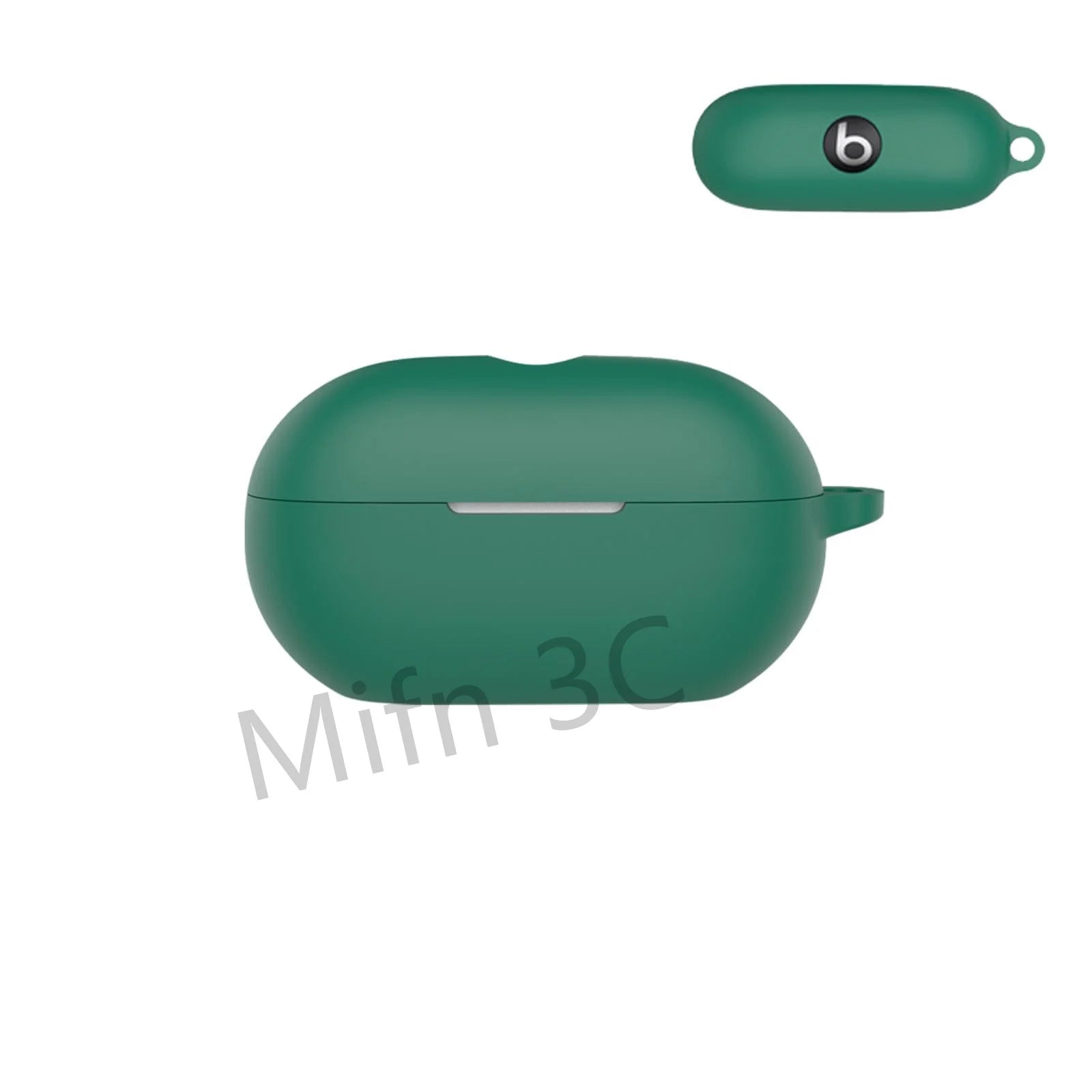 【Logo Visible 】Case for Beats Solo Buds with Keychain Soft Silicone Scratch Resistant Protective Case for Beats Solo Buds 2024 Caseverse