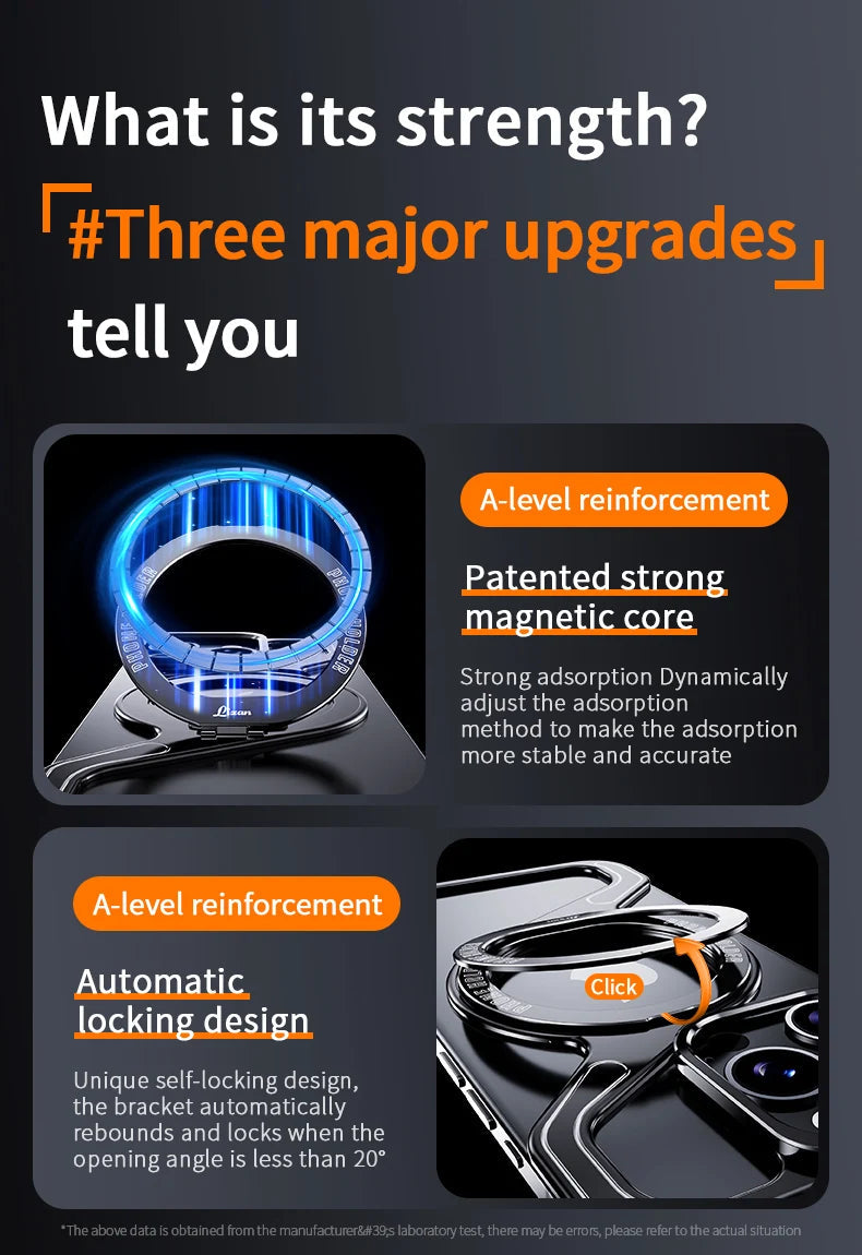 Shockproof Phone Case Z Shape Metal Frame for iPhone 16 Pro 15 14 13 Pro Max Plus Full Aluminium Alloy Magnetic Bracket Cases Caseverse