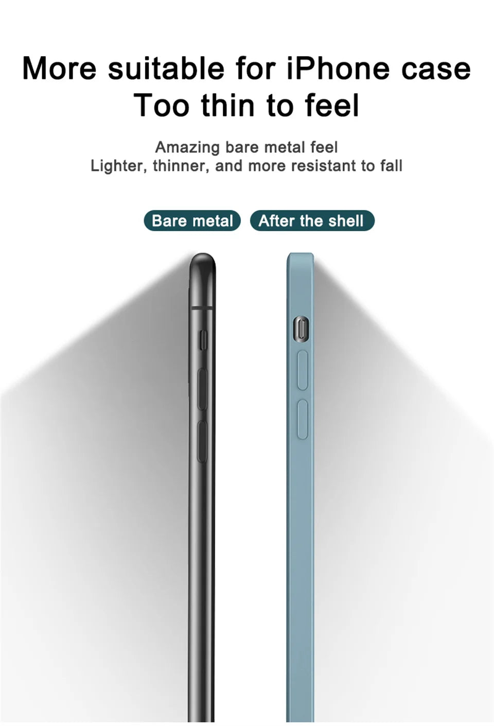 Luxury Liquid Silicone Shockproof Case for iPhone 14 15 Plus X XS XR Max Mini Back Soft Cover - Caseverse