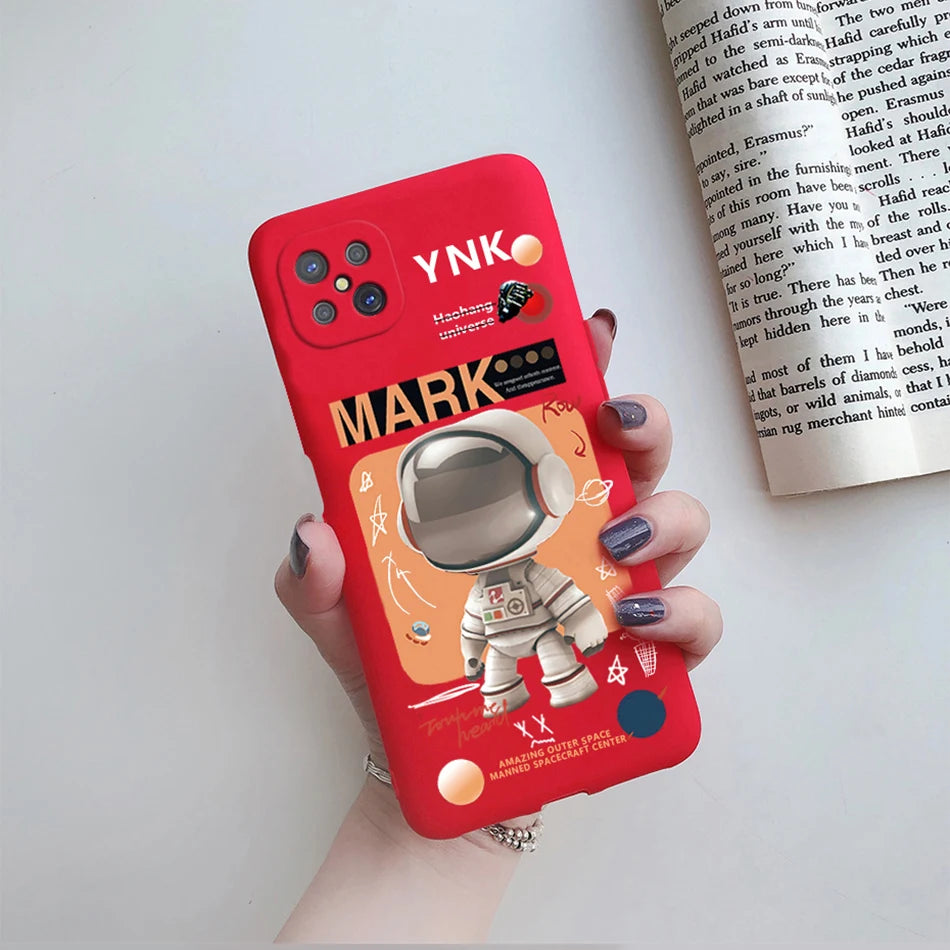 Case For OPPO Reno4 Z 5G Phone Case Cute Flower Cartoon Silicone Soft Back Fundas Cover For OPPO Reno 4Z CPH2065 Reno4Z 5G Coque - Caseverse