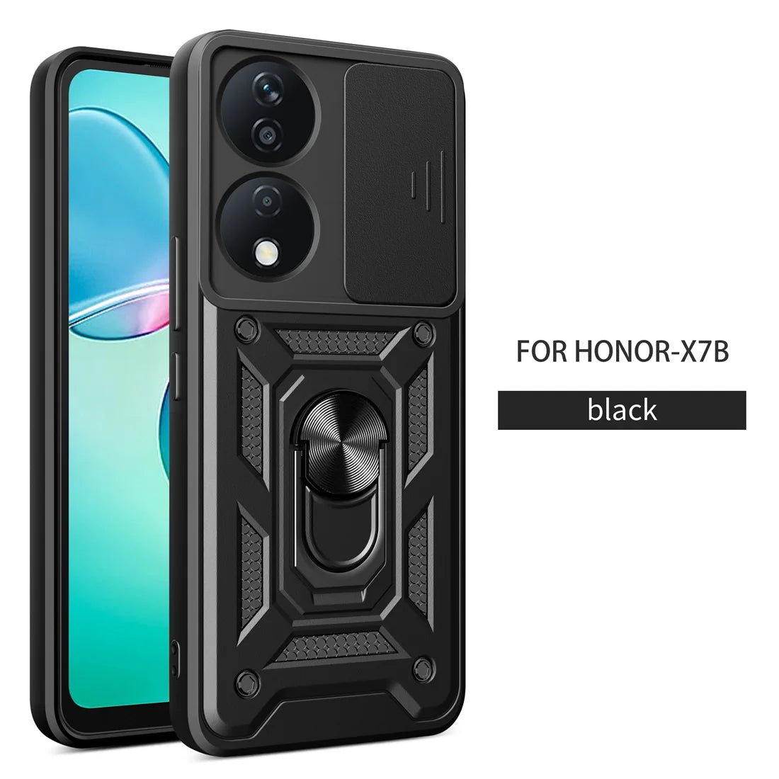 Honor X7B Phone Case, Heavy Duty Rugged Cover Bracket Magnetic Holder Shockproof Phone Case For Honor X7B - Caseverse