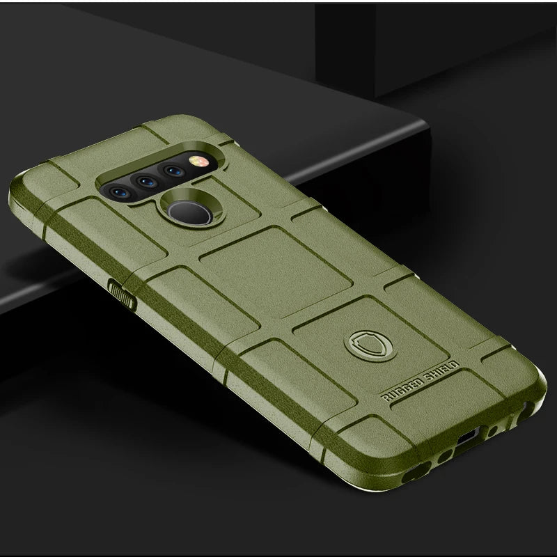 Rugged Shield Shockproof Phone Case For LG V50 V50S G8X V60 G8 G8S ThinQ Soft TPU Silicone Protective Back Cover Fundas - Caseverse