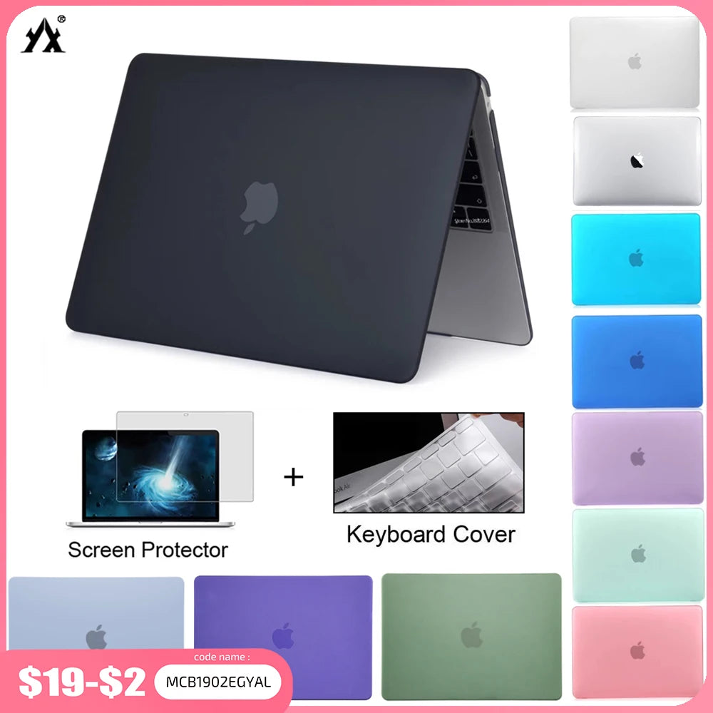 Laptop Case for Macbook Air 13 A2337 2020 A2338 M1 Chip Pro 13 2022 M2 Air 13.6 M2 for Macbook Pro 14 case M4 2023 M3 Pro 16