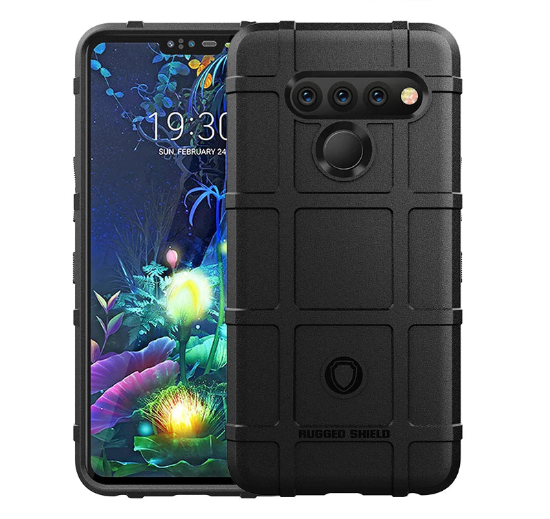 Rugged Shield Shockproof Phone Case For LG V50 V50S G8X V60 G8 G8S ThinQ Soft TPU Silicone Protective Back Cover Fundas - Caseverse