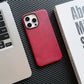 Luxury Business Vintage Leather Magnetic Phone Case for IPhone 16 Plus 15 14 13 12 Pro Max Metal Camera Frame Shockproof Cover Caseverse