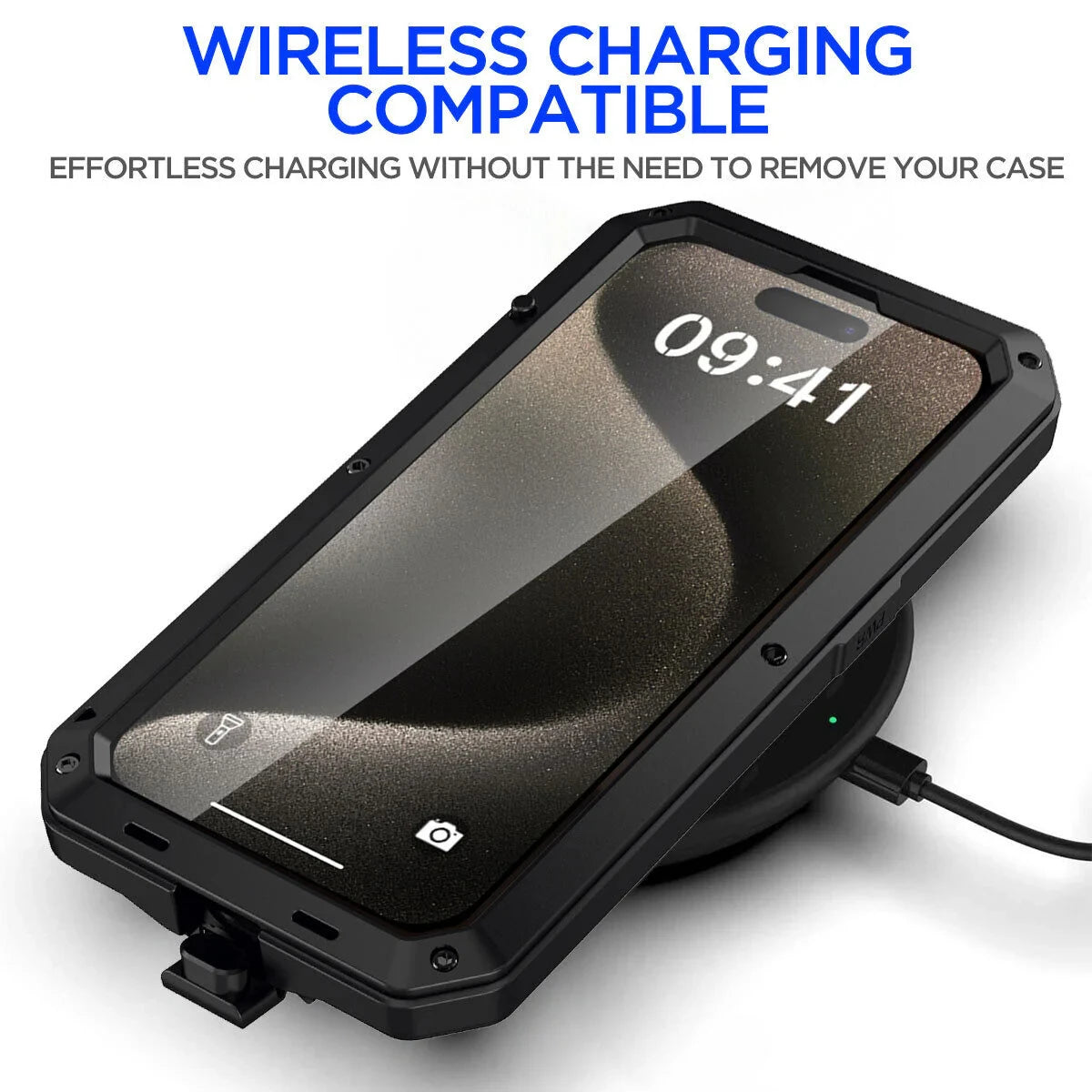 Armor Metal Aluminum Shockproof Phone Case for iPhone 15 14 Pro 12 11 Pro Max X XS XR 6 8 Plus Outdoor Military Cover - Caseverse