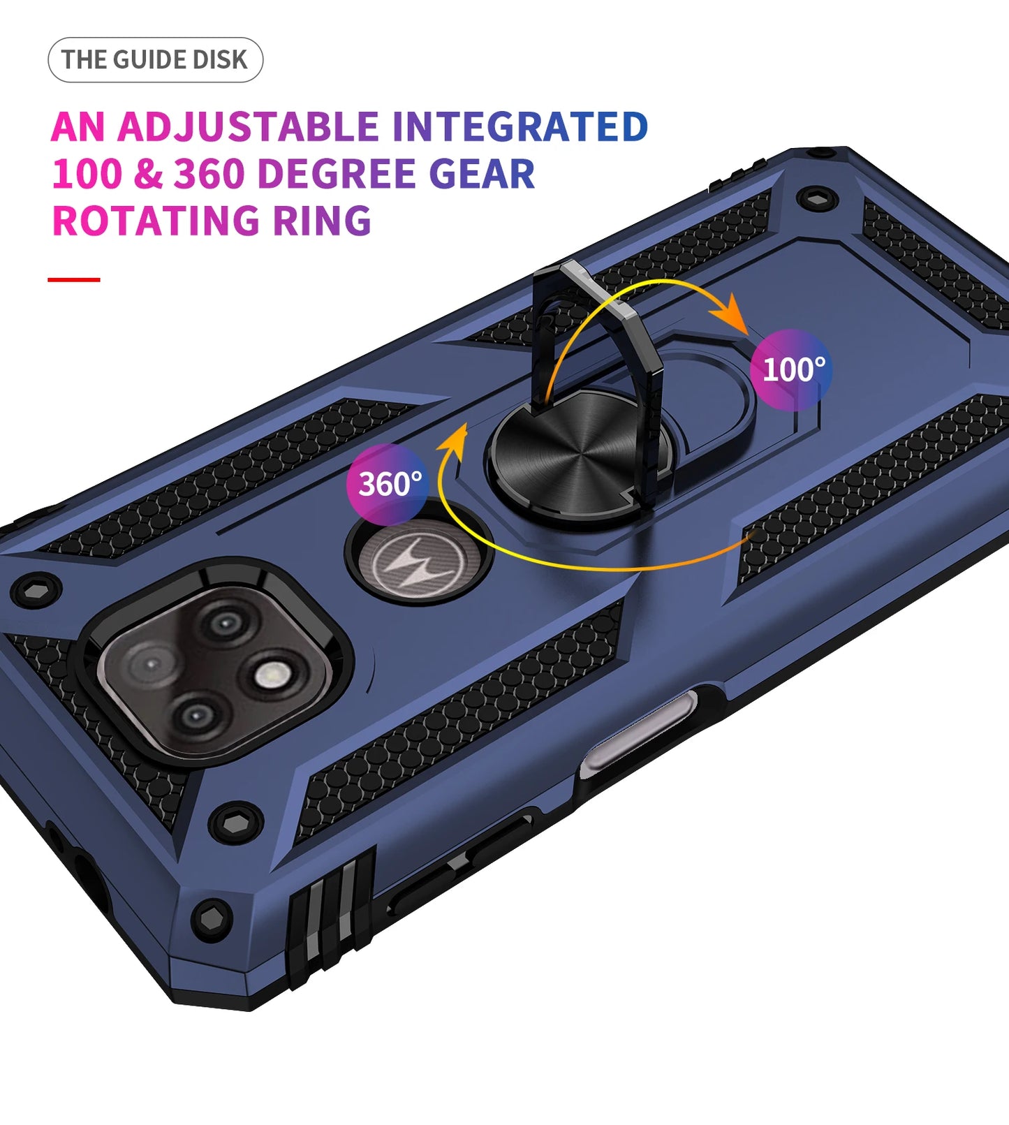 for Moto G Power Case for Phone Moto G Power 2021 Case Shockproof Armor Rugged Military Protective Car Holder Magnetic Cover - Caseverse