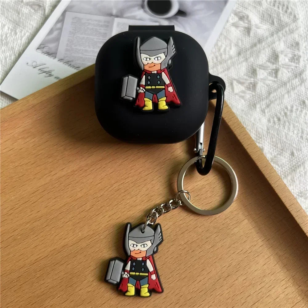 Cartoon Silicone Bluetooth Earphone Protective Case Suitable for SHOKZ OpenFit 2 T920 Scratch Resistant Earphone Case Caseverse