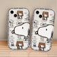 For iPhone 13 12 mini 11 14 15 Pro Max 7 8 Plus X XR XS SE 2020 Lucky Snoopy Phone Case Transparent Cover - Caseverse