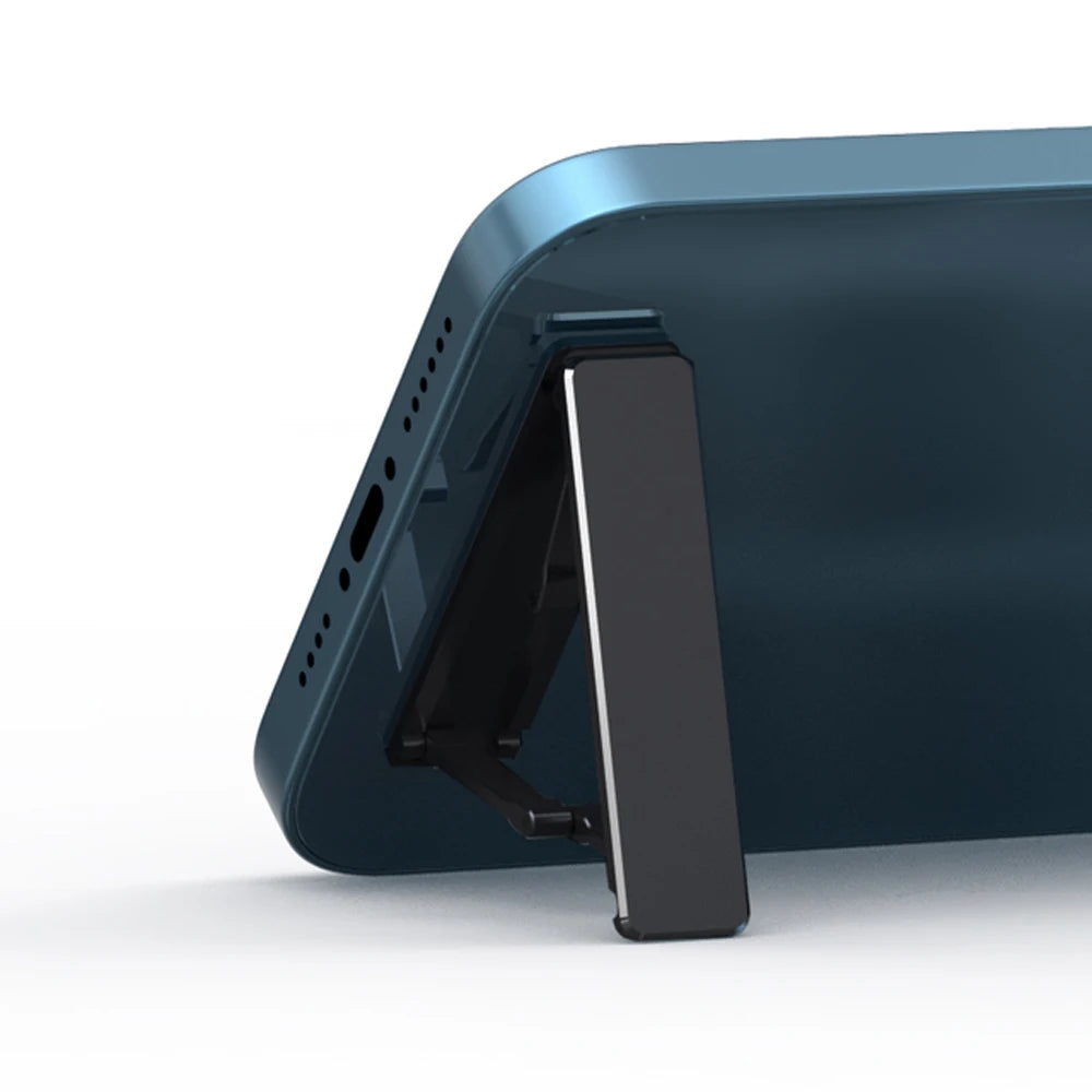 Metal Folding Phone Holder Alloy Invisible Back Stick Phone Desktop Holder Portable Mobile Support Phone Stand for iPhone Xiaomi - Caseverse