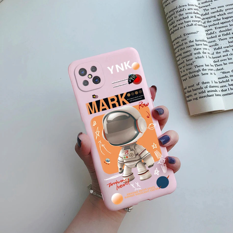 Case For OPPO Reno4 Z 5G Phone Case Cute Flower Cartoon Silicone Soft Back Fundas Cover For OPPO Reno 4Z CPH2065 Reno4Z 5G Coque - Caseverse