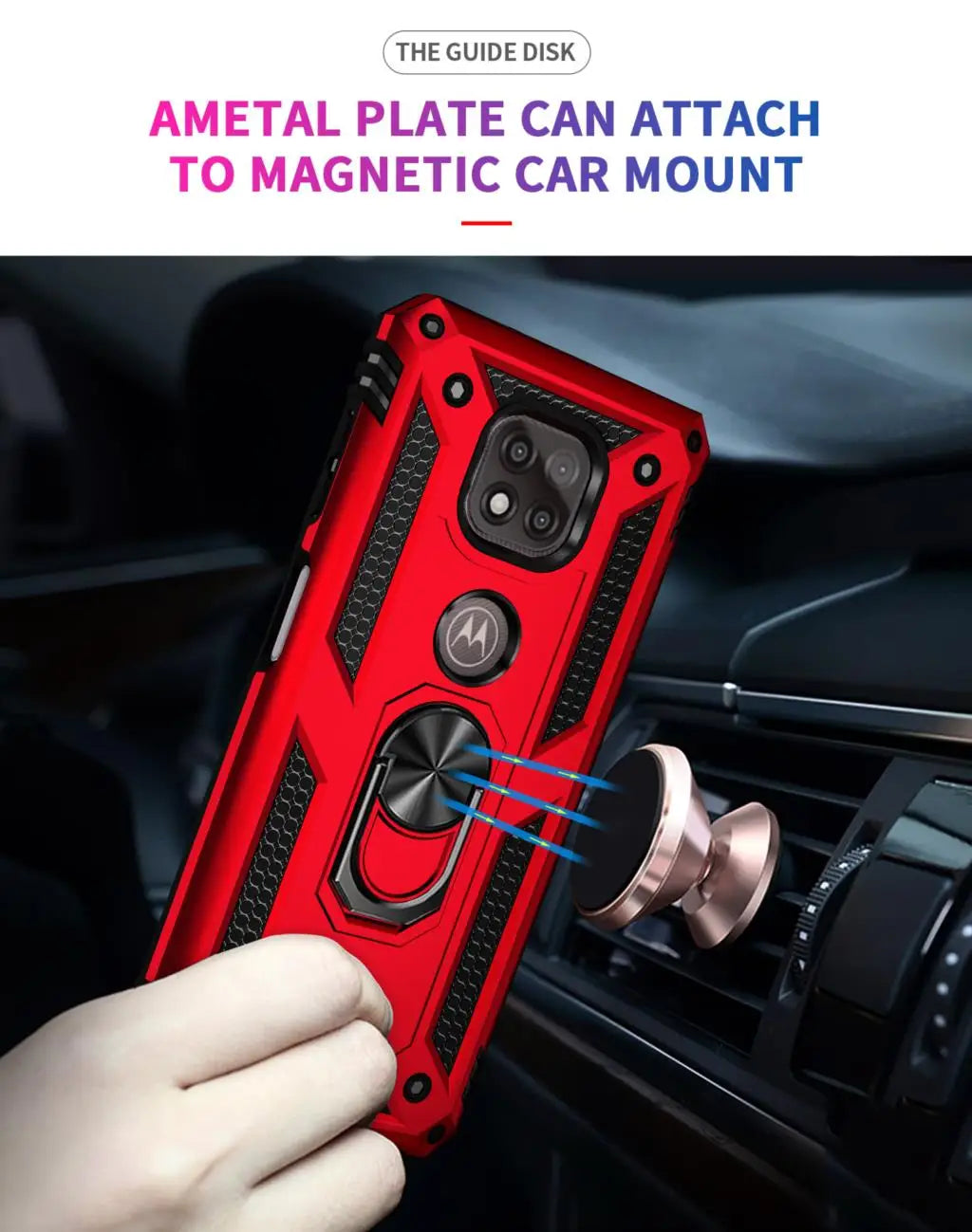 for Moto G Power Case for Phone Moto G Power 2021 Case Shockproof Armor Rugged Military Protective Car Holder Magnetic Cover - Caseverse