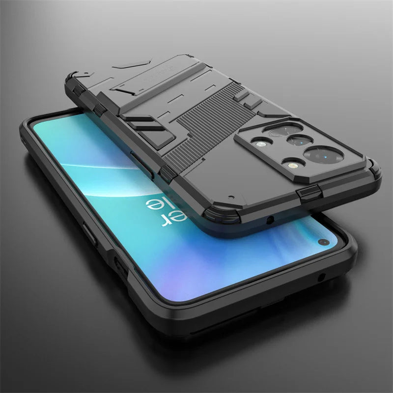 For Oneplus Nord 2T 5G Case Armor Shockproof Phone Cases For One Plus Nord2T Nord 2 T Stand Holder Rugged Silicone Cover Coque - Caseverse