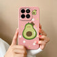 Case For Honor X6B Phone Back Cover Cute Avocado Soft Comfortable Liquid Silicone Camera Protection Anti Drop Bumper Capa Funda - Caseverse