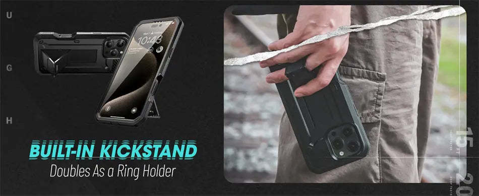 SUPCASE For iPhone 16 Pro Max Case 6.9" (2024) UB Pro Full-Body Heavy Duty Rugged Phone Case with Built-in Screen Protector - Caseverse