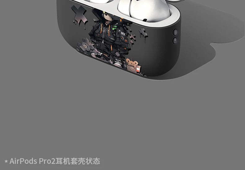 For AirPods 4 2024  pattern wireless earphone frosted shell protective case suitable for Airpods 4 Pro 1 2 3  wholesale ﻿