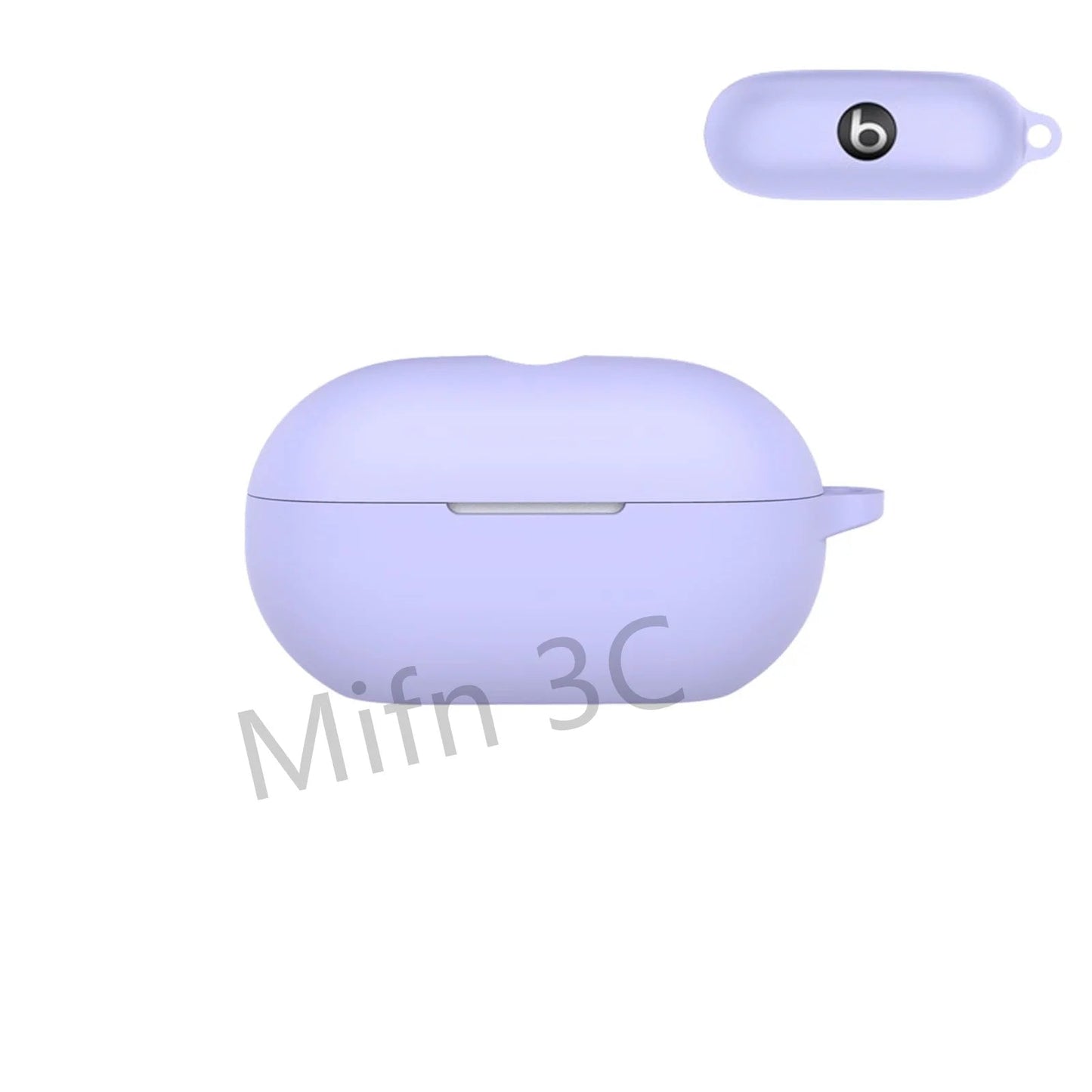 【Logo Visible 】Case for Beats Solo Buds with Keychain Soft Silicone Scratch Resistant Protective Case for Beats Solo Buds 2024 Caseverse