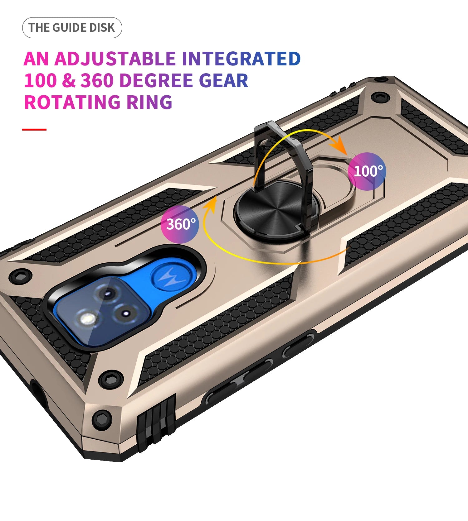 for Moto G Play Case for Phone Moto G Play 2021 Case Shockproof Armor Rugged Military Protective Car Holder Magnetic Cover - Caseverse