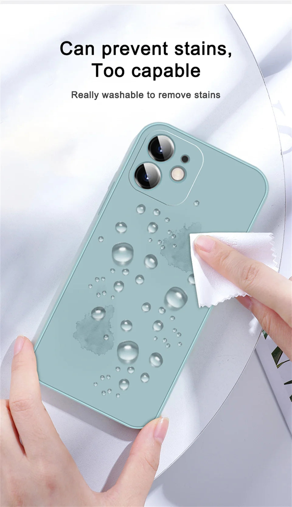 Luxury Liquid Silicone Shockproof Case for iPhone 14 15 Plus X XS XR Max Mini Back Soft Cover - Caseverse