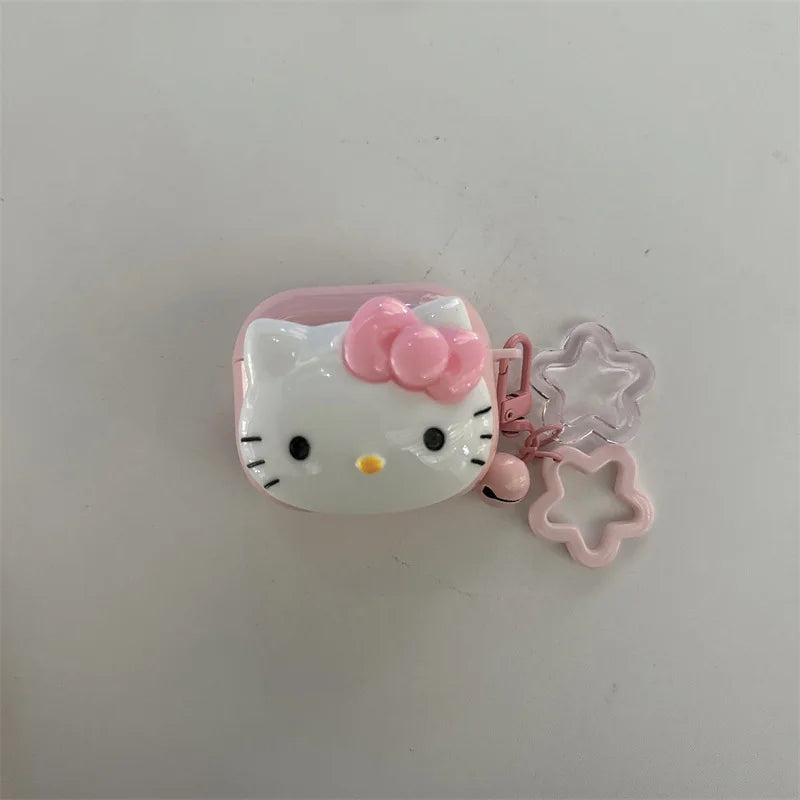 Hello Kitty For Airpods Case,Cute Candy Protective Earphone TPU Cover With Keychain For Airpods Pro 2 Case Girls Women Funda Caseverse