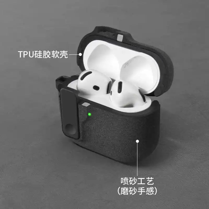 2024 New Hard Protector for AirPods 4 with Magnetic Lid Lock Hybrid Case Luxury Protection Cover for Apple AirPods 4(USB C) Caseverse
