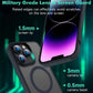 Magnetic Phone Case with Metal Stand for iPhone 16 15 14 13 12 Pro Max Plus Translucent Mobile Cases Military Grade Back Cover Caseverse