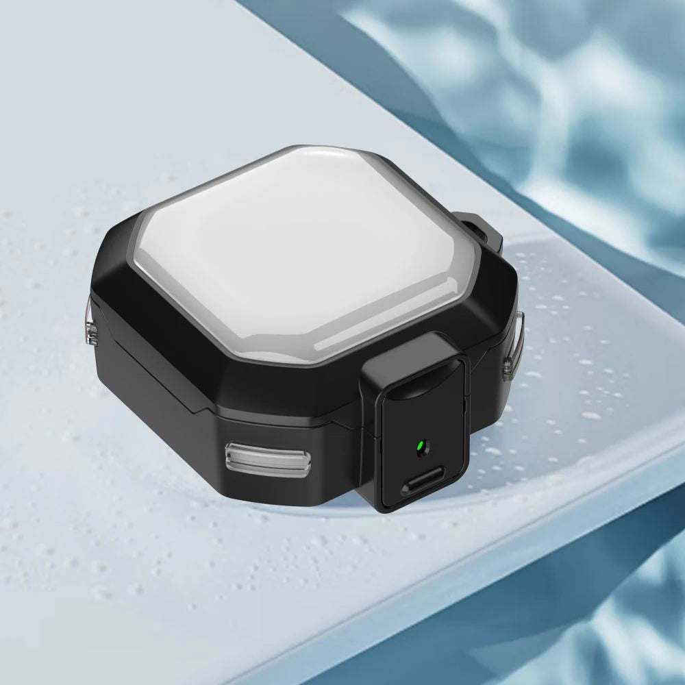 Security Lock Transparent Cover For Samsung Galaxy Buds 2 Pro Buds FE Live Buzz 2 Pro Case Shockproof Coque With Keychain Cases Caseverse