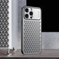 Aluminum Alloy Phone Case For iPhone 16 Pro Max 15 14 13 Metal Breathable Back Cover Caseverse