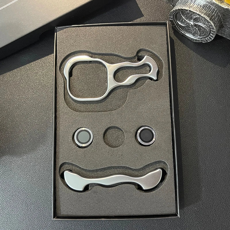 Luxury Irregular Aluminum Alloy Bumper Phone Case For IPhone 12 13 14 15 16 Pro Max 16Pro Plus Lens Film Protection Metal Cover Caseverse