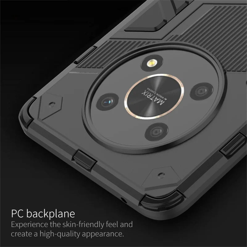 For Honor Magic 4 Lite Case Magnetic Holder Shockproof Armor Phone Cases for Honer Magic4 Lite 5G 4Lite Light 5G Rugged Cover - Caseverse
