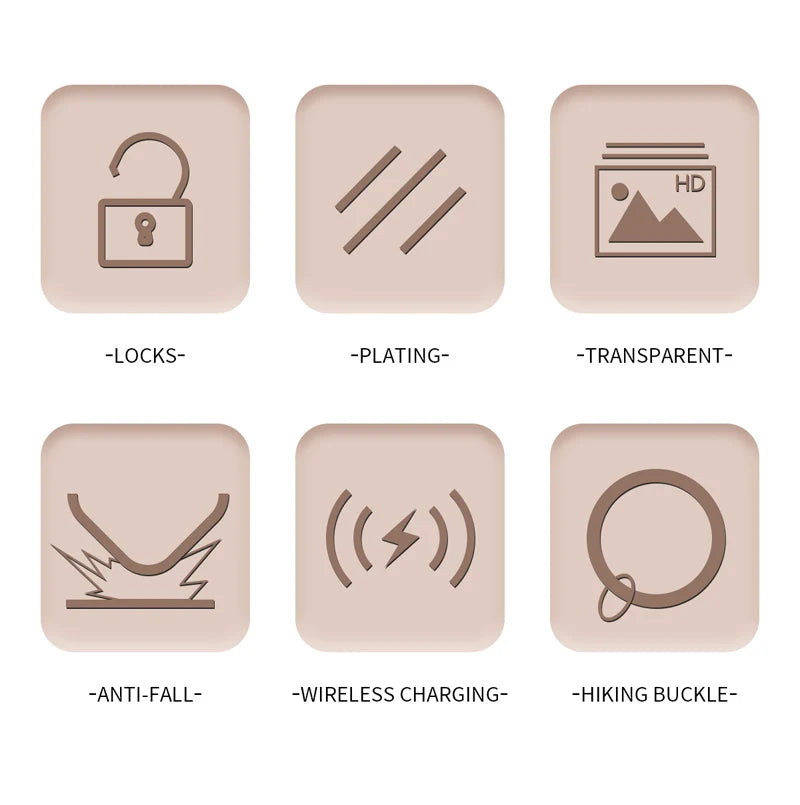 Transparent Case For Samsung Galaxy Buds 3 Pro/ Buds 3 Cover Lock buckle electroplating anti fall protective Galaxy Buds3 Cover Caseverse