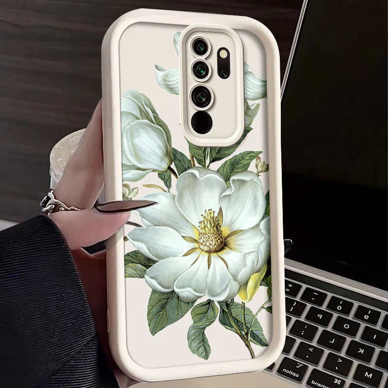 Coque Flower Painted Phone Case For Xiaomi Redmi Note 8 Pro 8Pro Silicone Anti Drop Soft Cover - Caseverse