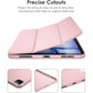 Tablet Case For iPad Air 11 2024 6th Gen Tri-fold Cover For iPad A2902 A2899 A2900 Filp Stand Tablet Cases Silicone Back Shell