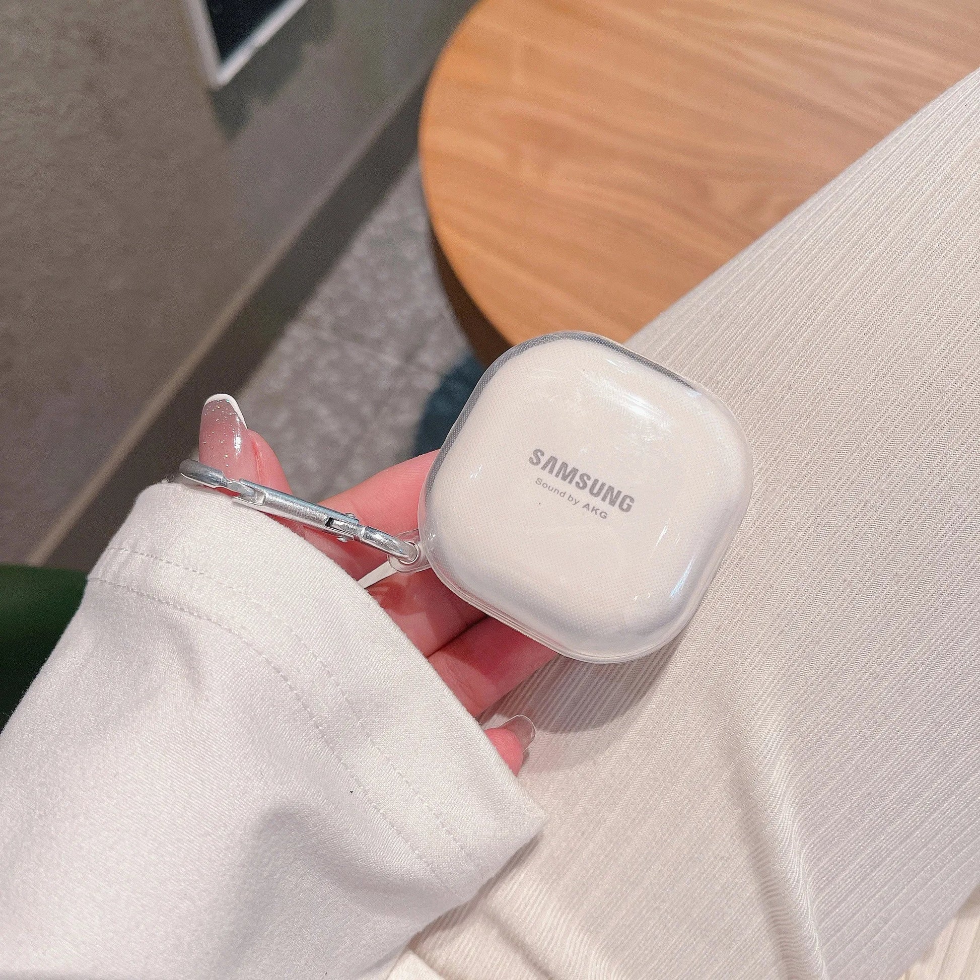 For Samsung Galaxy Buds Live 2 Pro 2 FE Case Simple and transparent TPU Earphone Case Accessories Cover Caseverse