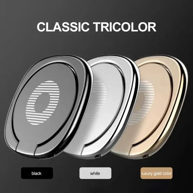 Metal Phone Holder Rotatable Finger Ring Stand Grip Universal Ultra thin Multifunction Desktop Support For Car Magnetic Holder Caseverse