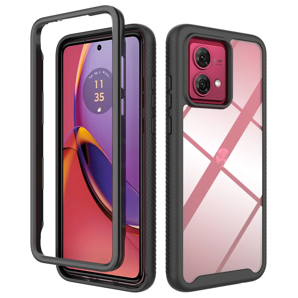 Moto G84 5G Phone Case Shockproof Clear Case TPU Bumper Rugged Cover For Motorola Moto G84 5G Protective Case - Caseverse