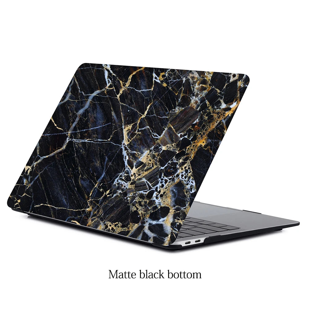 EGYAL Laptop Case for MacBook Air 15 M4 2025 Cover model A3241 15.3 A3114 Hard Shell for Air/Pro M1 M2 M3 13 14 16 Print Case