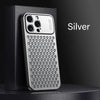 Aluminum Alloy Phone Case For iPhone 16 Pro Max 15 14 13 Metal Breathable Back Cover Caseverse