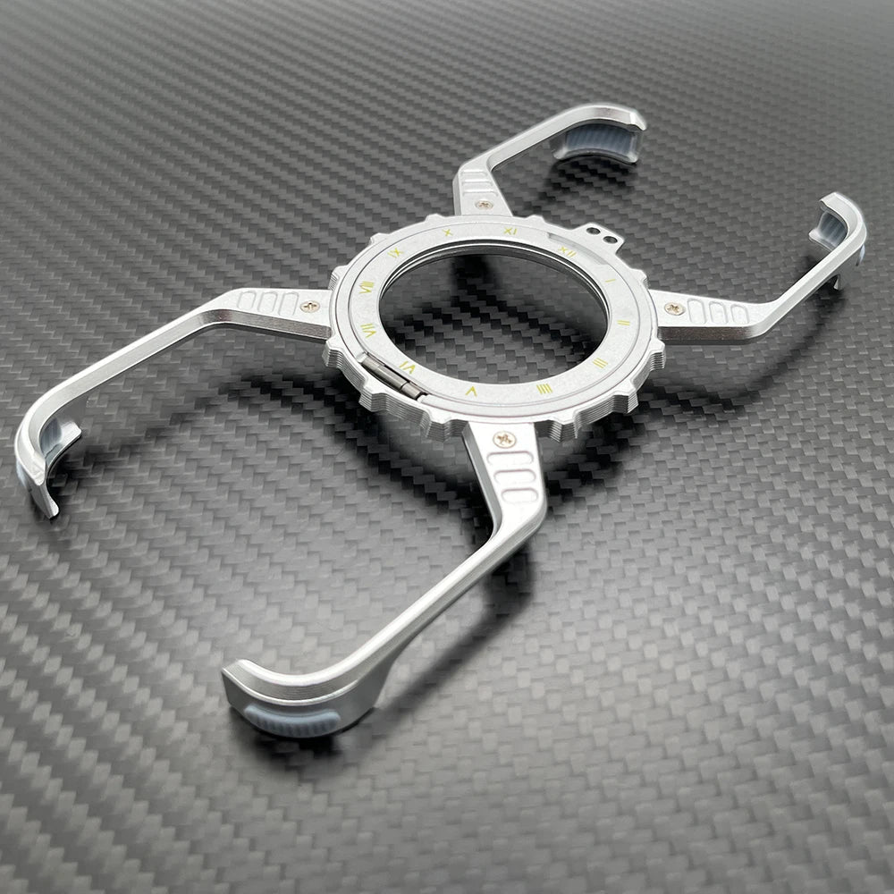 Metal Magnetic Case For iphone 16 Pro Max Cover 16 Plus 15 14 13 Aluminum Alloy Rimless Bumper Built-in 360° Invisible Holder