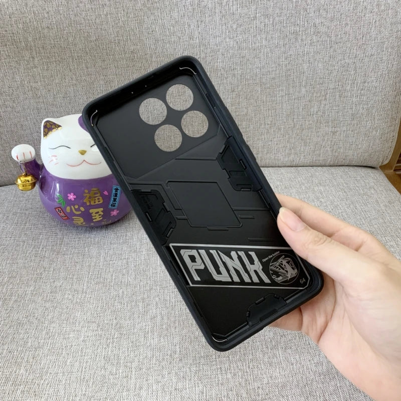 For OPPO A79 5G Case Shockproof Rugged PC Armor Phone Case For OPPO A 79 OPPOA79 5G CPH2553 Car Magnetic Holder Stand Back Cover - Caseverse