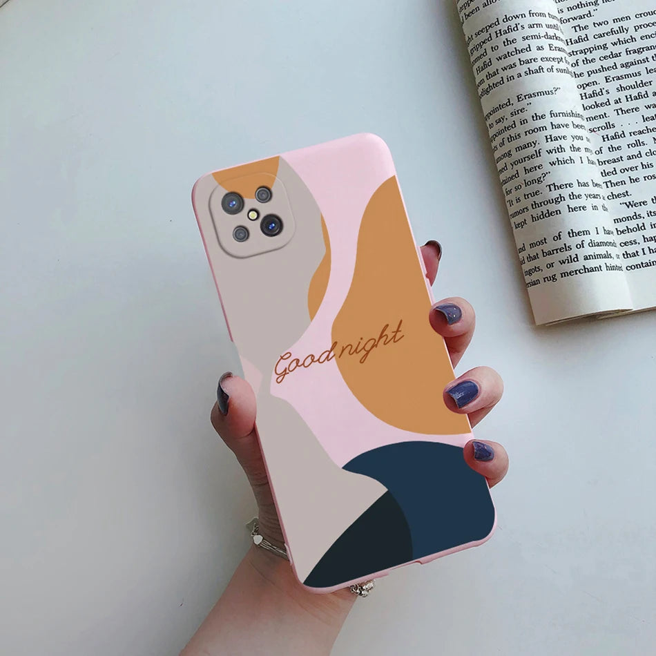 Case For OPPO Reno4 Z 5G Phone Case Cute Flower Cartoon Silicone Soft Back Fundas Cover For OPPO Reno 4Z CPH2065 Reno4Z 5G Coque - Caseverse