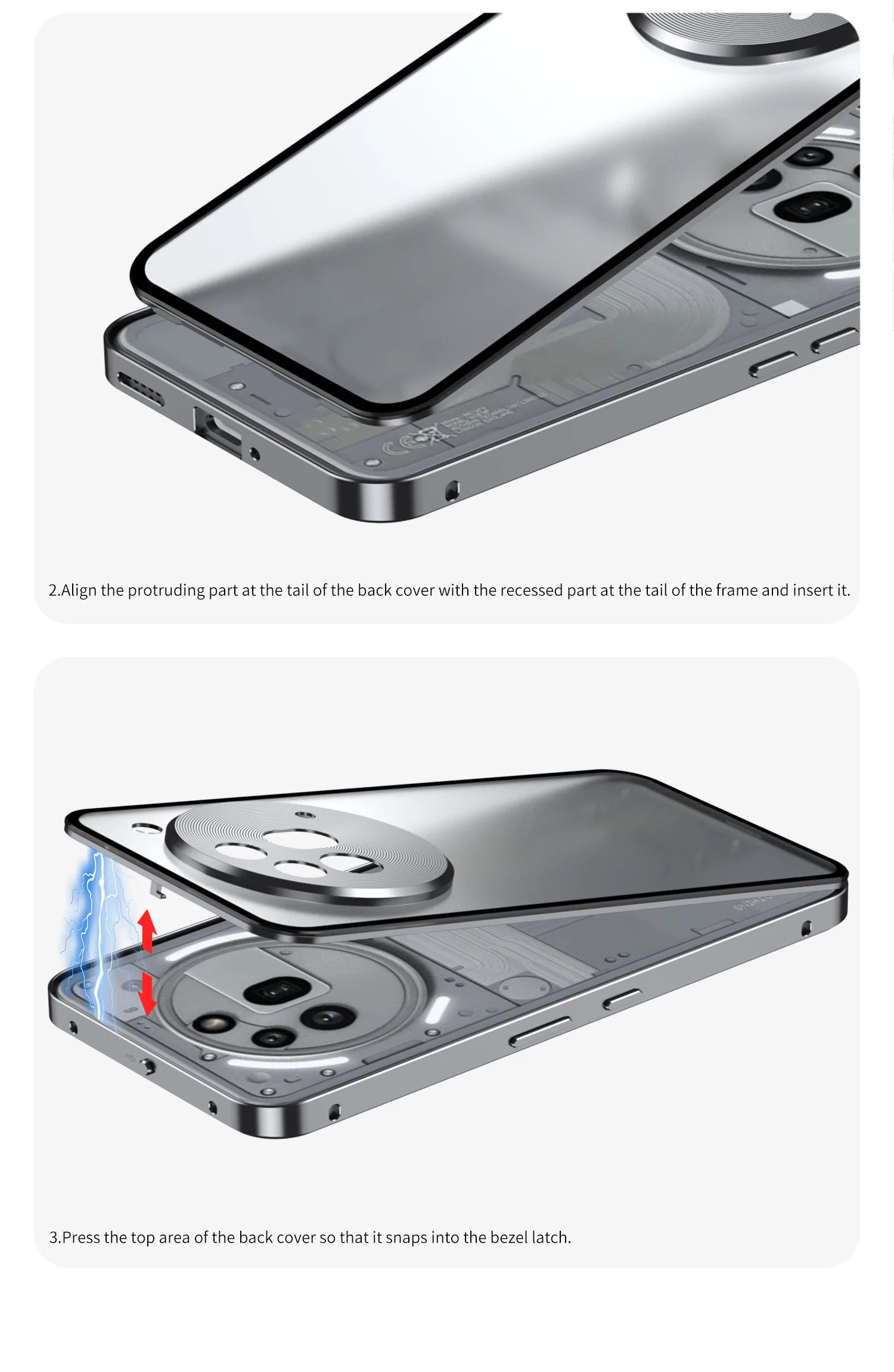 Metal Frame Lens Protection Matte Shockproof Phone Case For Nothing Phone 2A Plus Phone 3A Pro Bumper Back Cover Accessories Caseverse