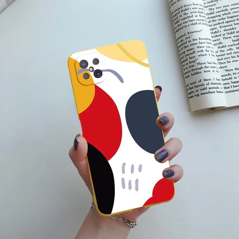 Case For OPPO Reno4 Z 5G Phone Case Cute Flower Cartoon Silicone Soft Back Fundas Cover For OPPO Reno 4Z CPH2065 Reno4Z 5G Coque - Caseverse