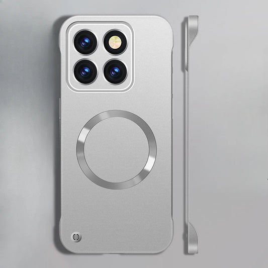 For Xiaomi 15 Pro Phone Case for XIAOMI Mi 15 15pro Xiaomi15 Metal Frameless Magnetic Lens Protective Cover Plain Back Shell - Caseverse